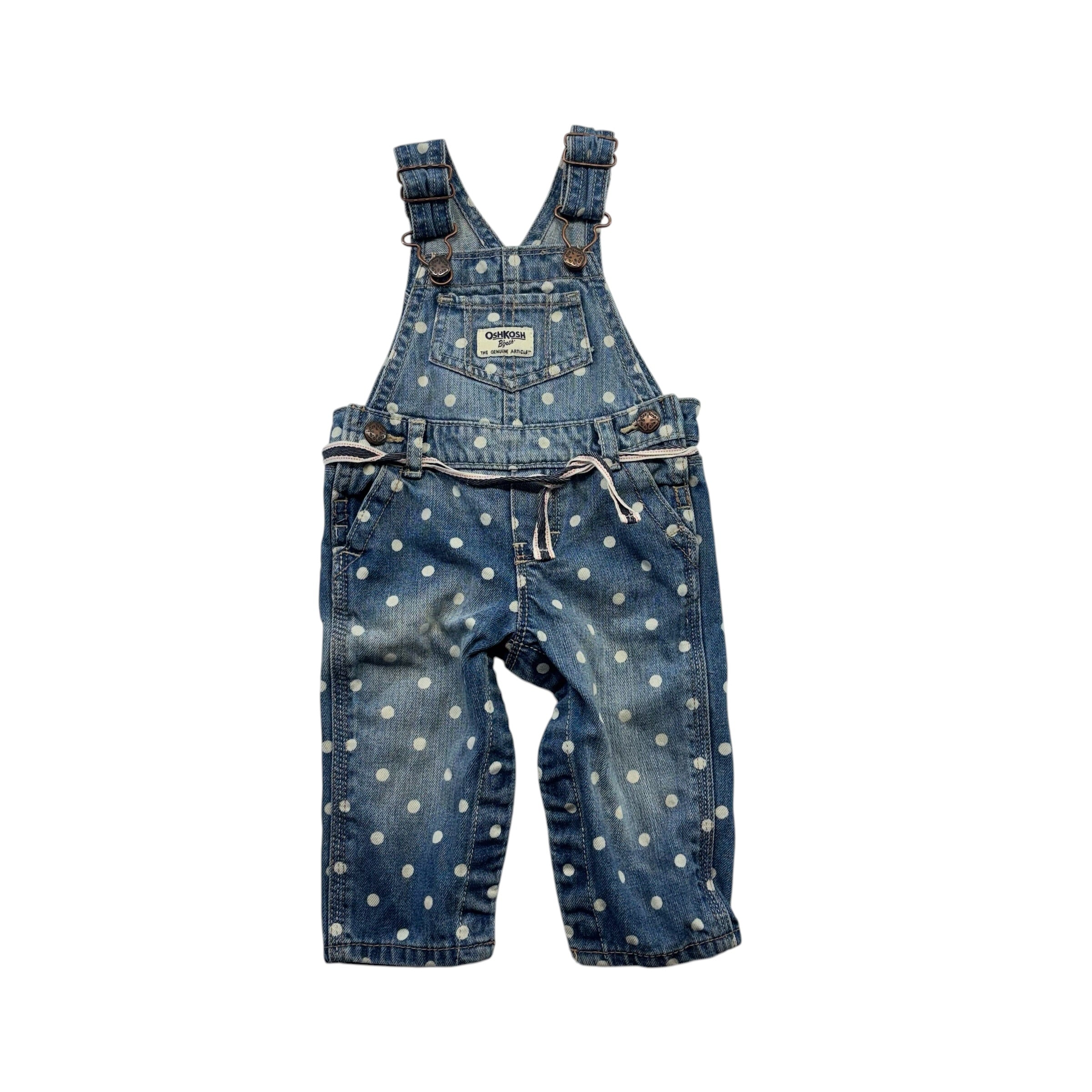 Oshkosh Denim Spot Overalls (6m)