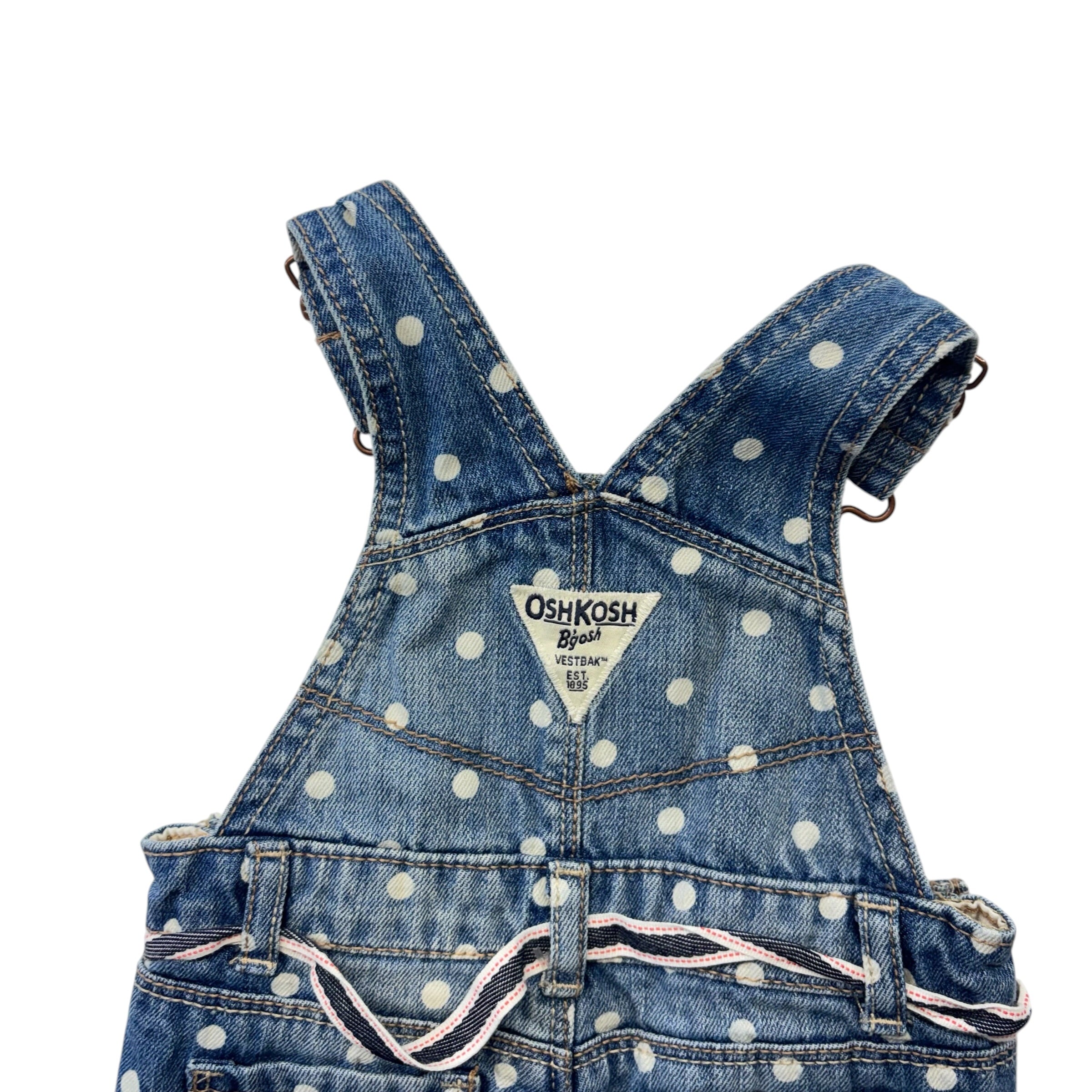 Oshkosh Denim Spot Overalls (6m)