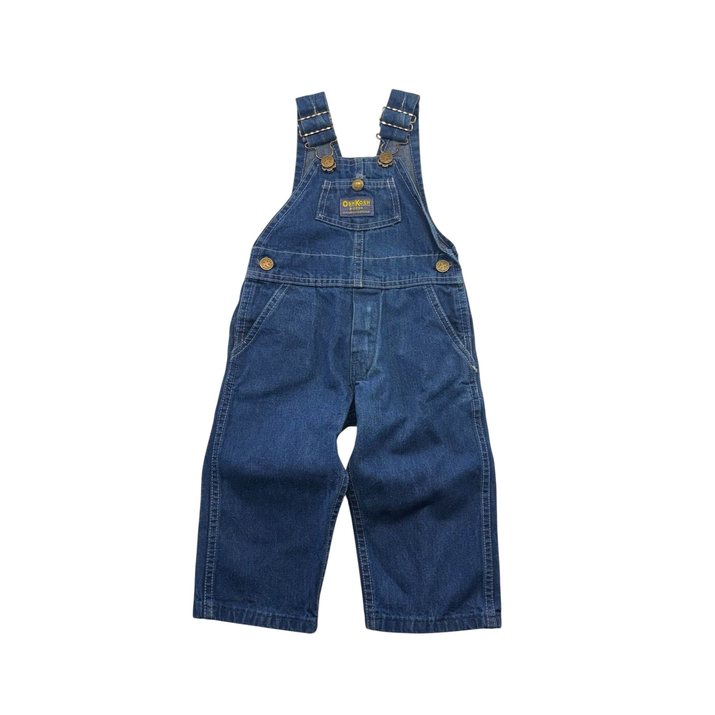 Vintage Oshkosh Denim Overalls (2T)