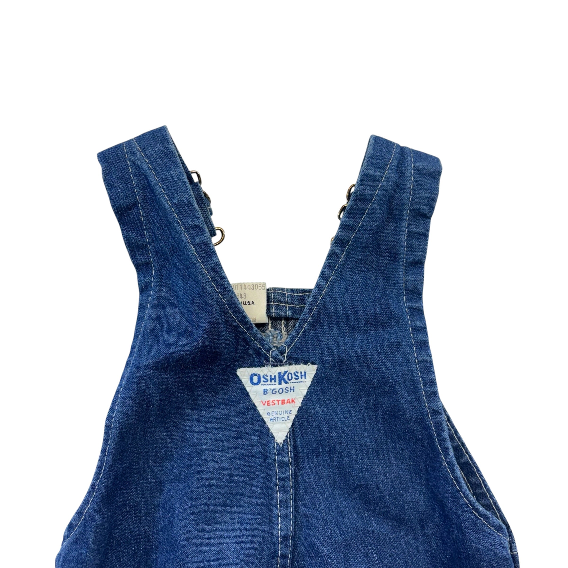 Vintage Oshkosh Denim Overalls (2T)