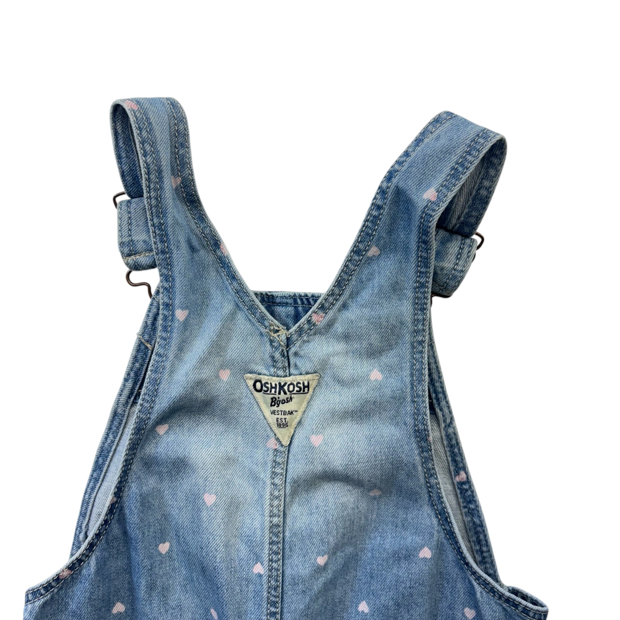 Oshkosh Denim Heart Overalls (4T)