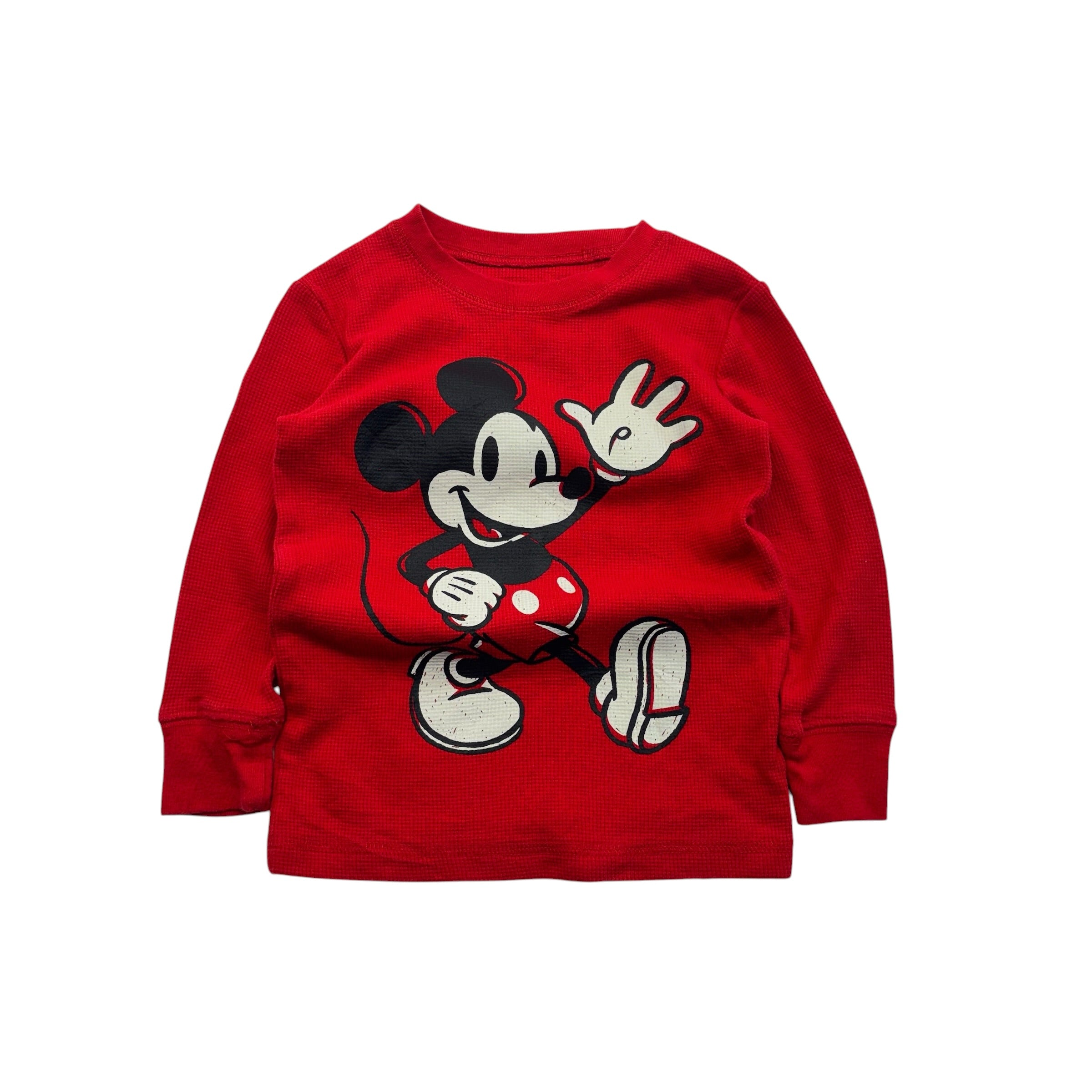 Mickey Mouse Waffle Long-Sleeve (2T)