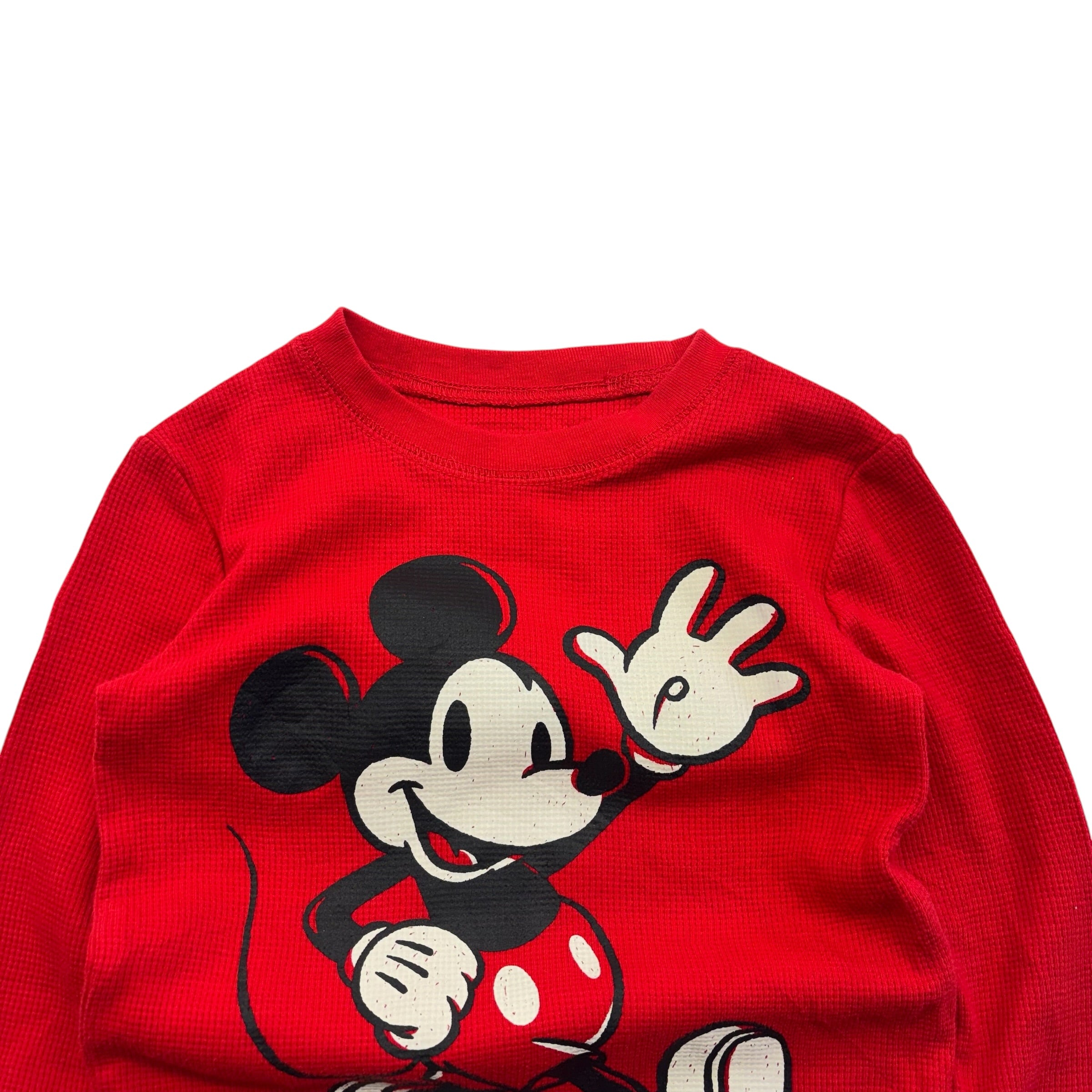 Mickey Mouse Waffle Long-Sleeve (2T)