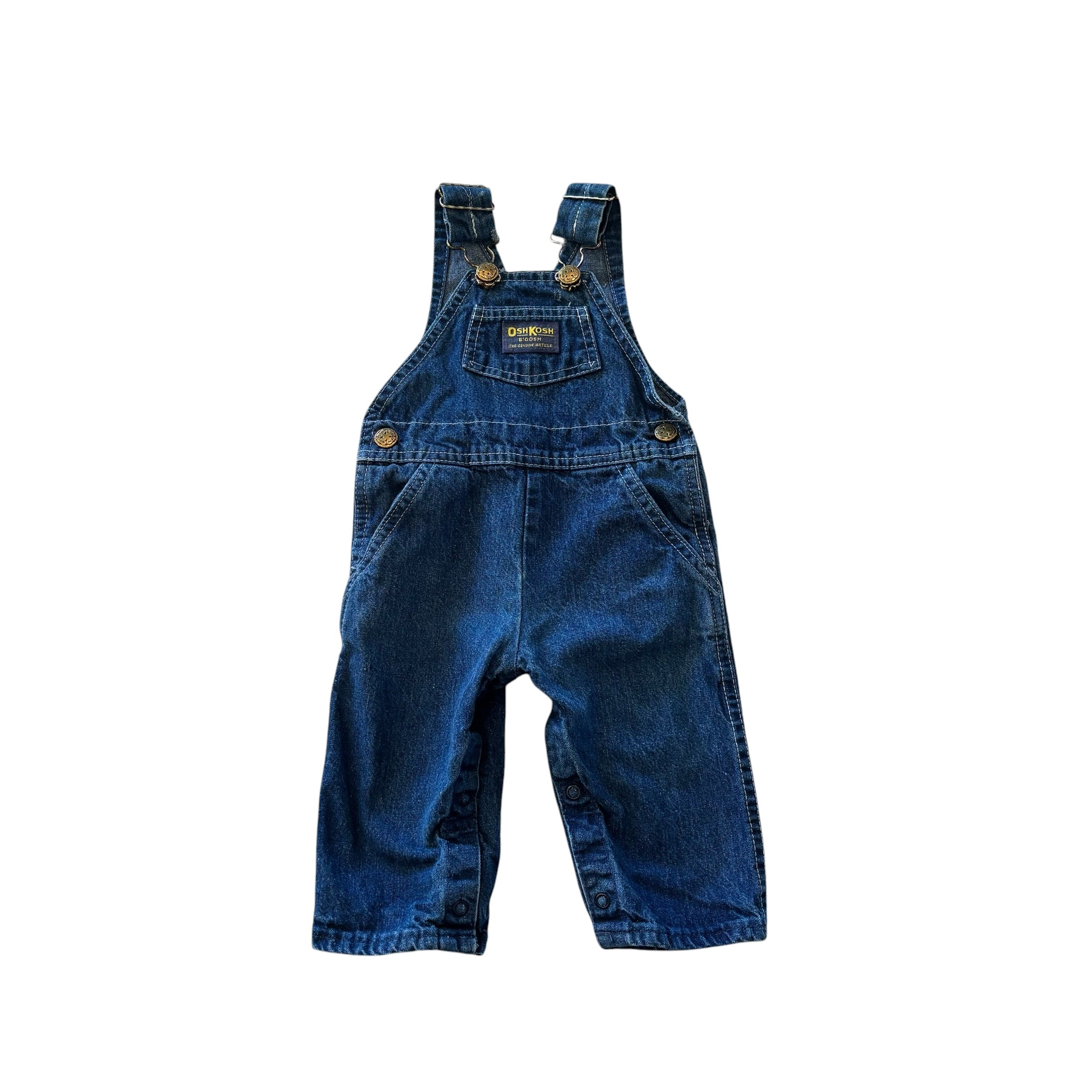 Vintage Oshkosh Denim Overalls (6-9m)