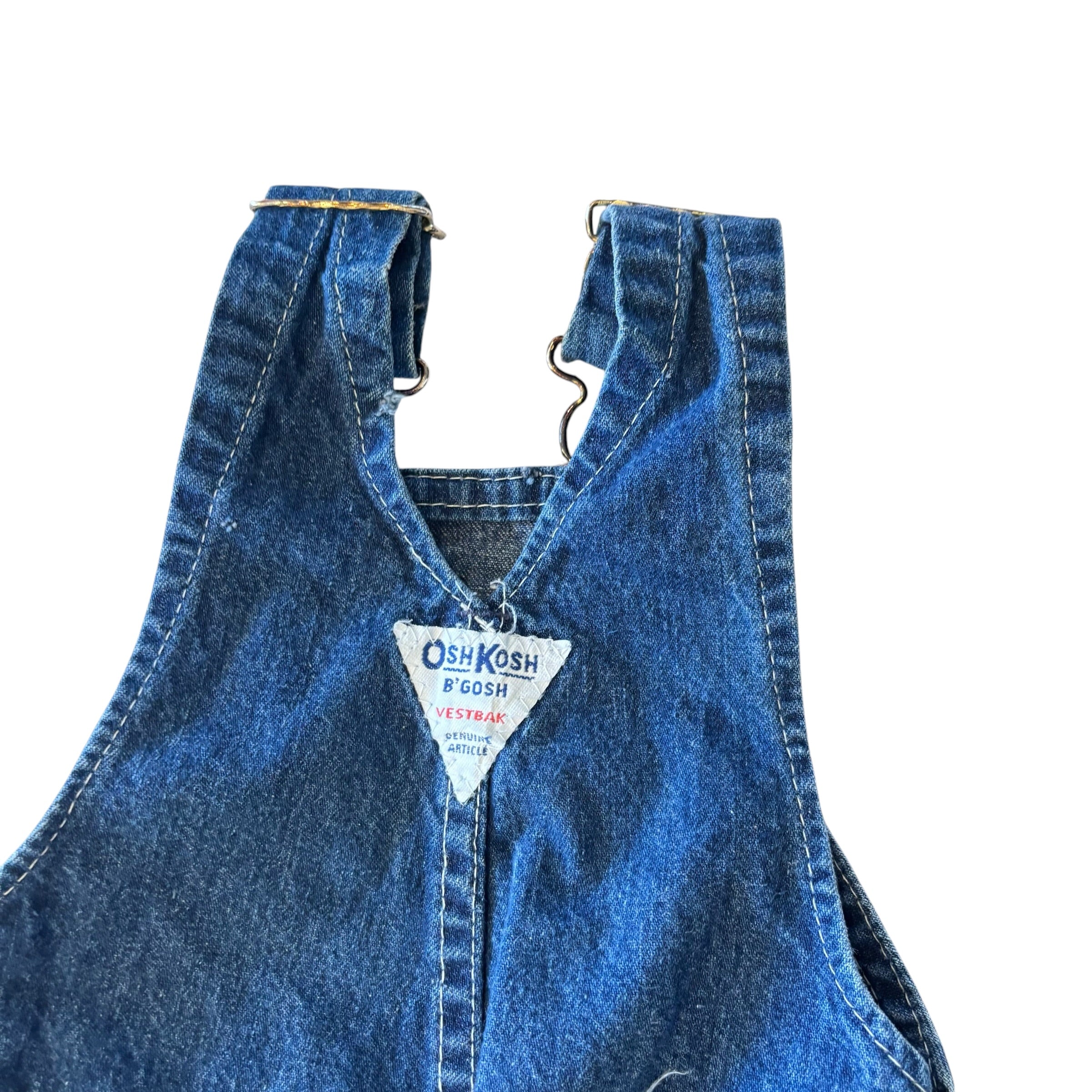 Vintage Oshkosh Denim Overalls (6-9m)