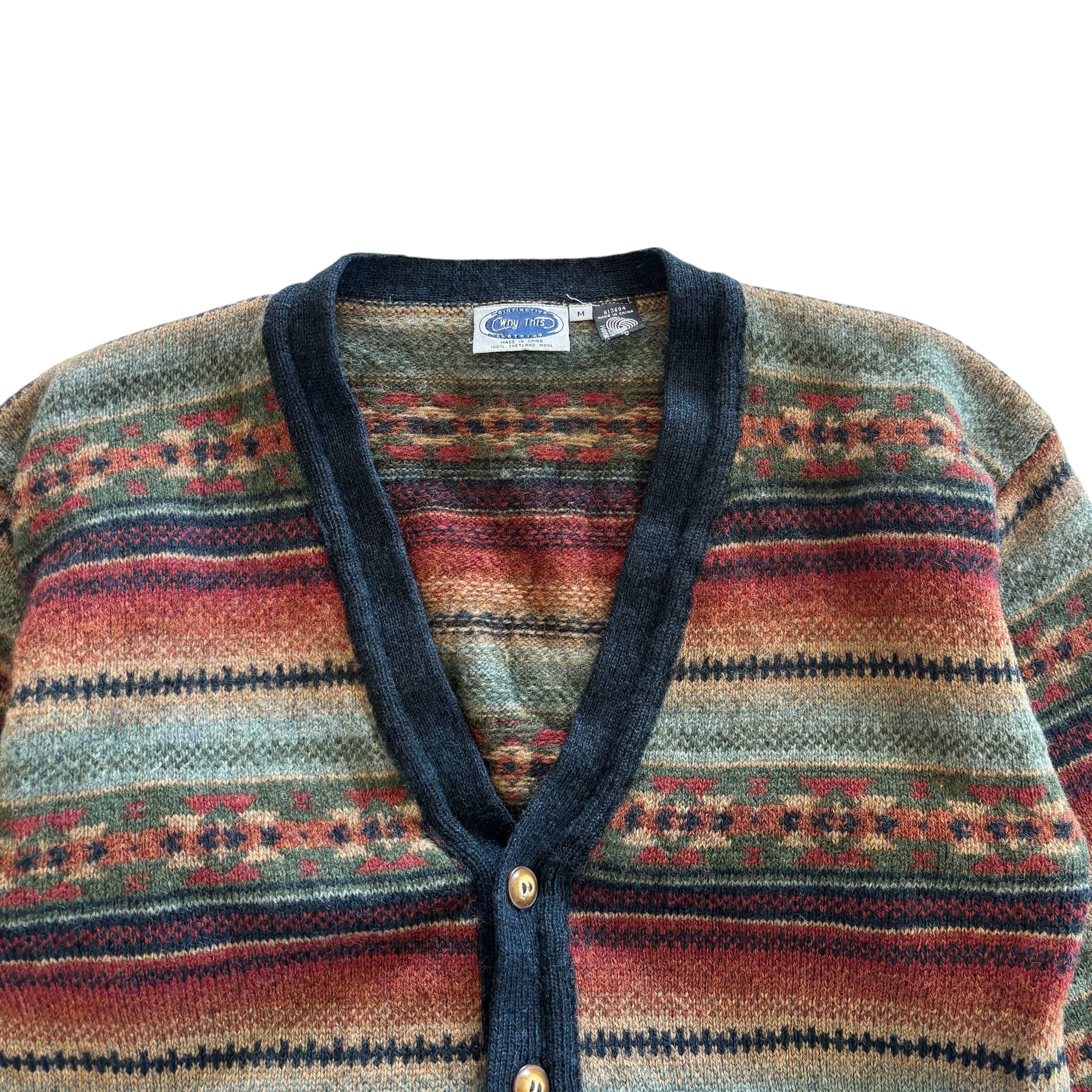 Vintage Woollen Cardigan (M)