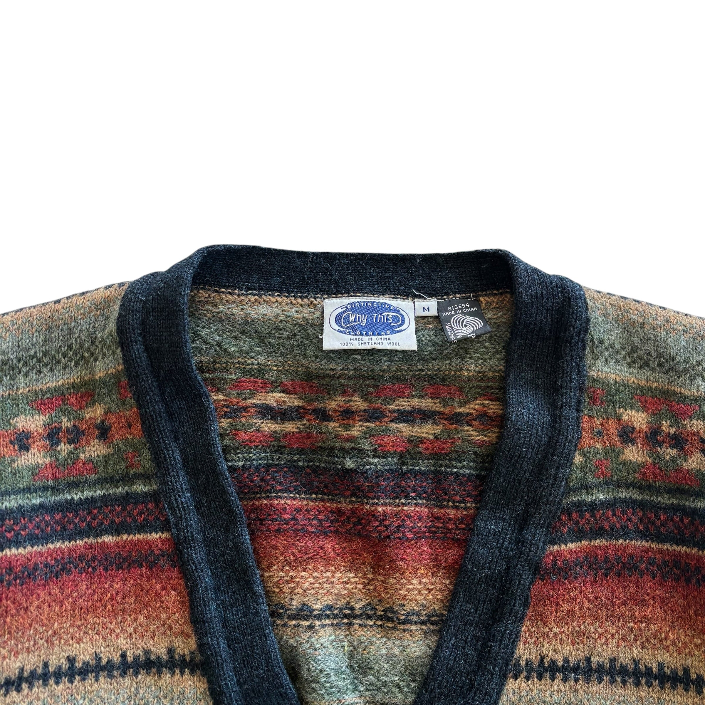 Vintage Woollen Cardigan (M)