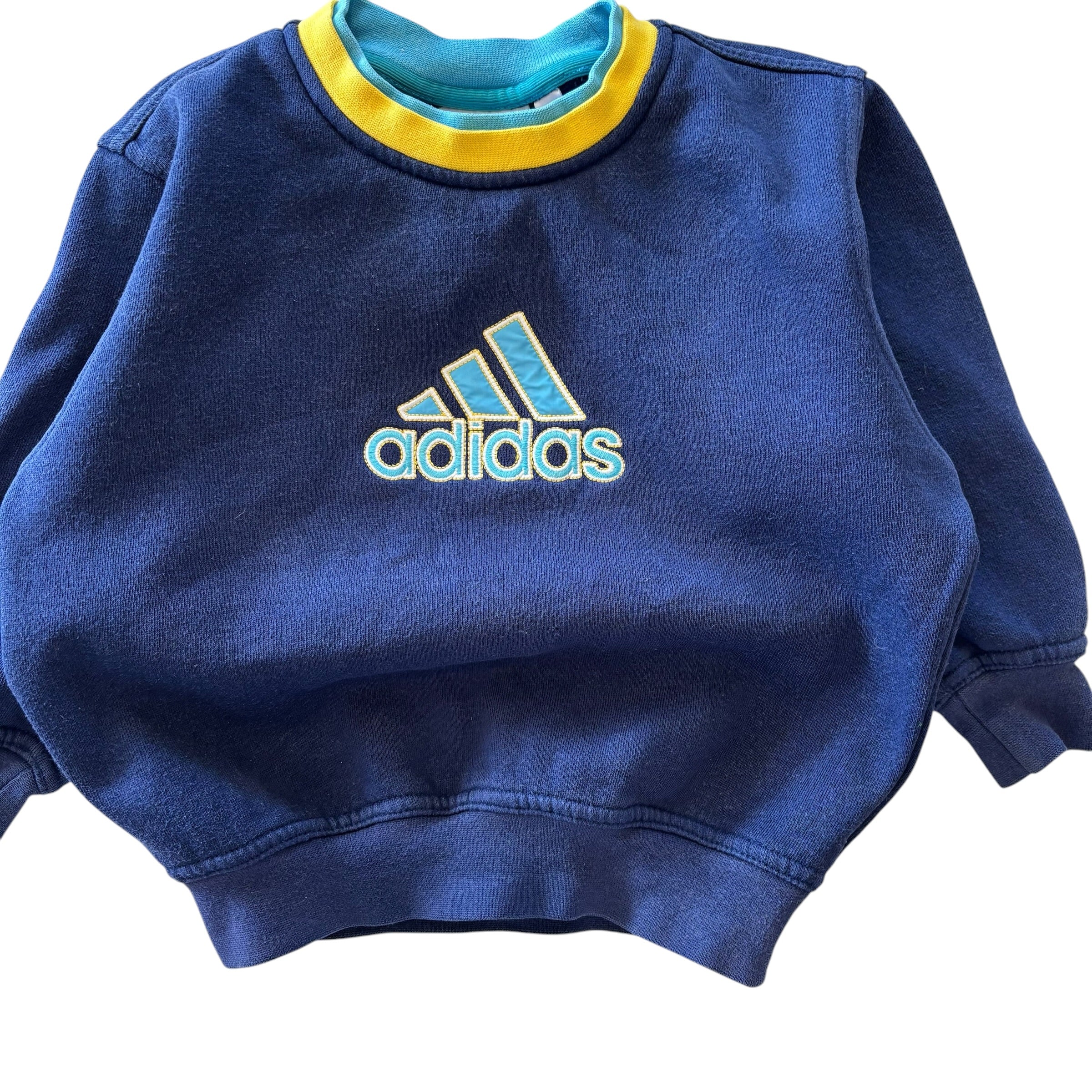 Vintage Adidas Colour Block Crew (4)