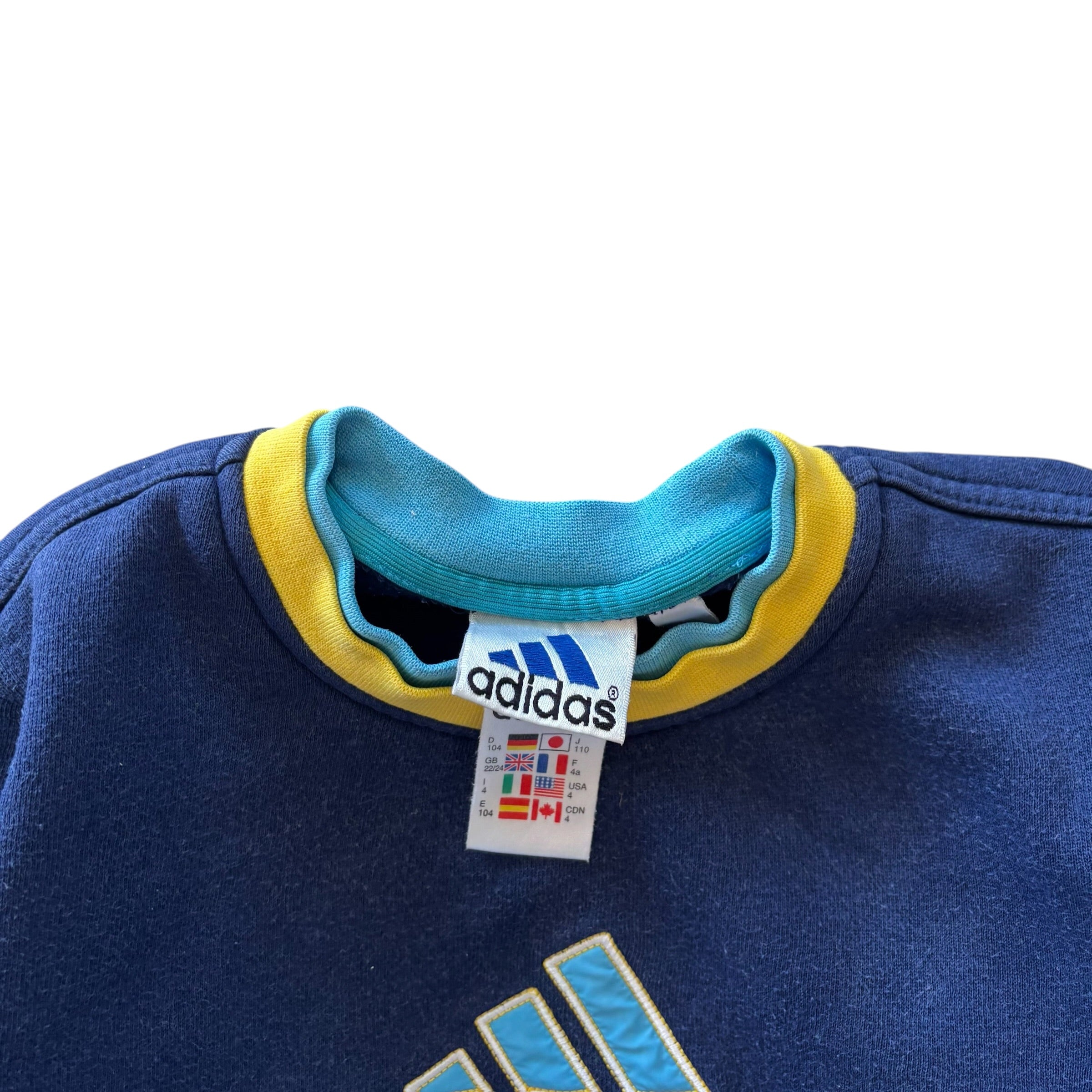 Vintage Adidas Colour Block Crew (4)