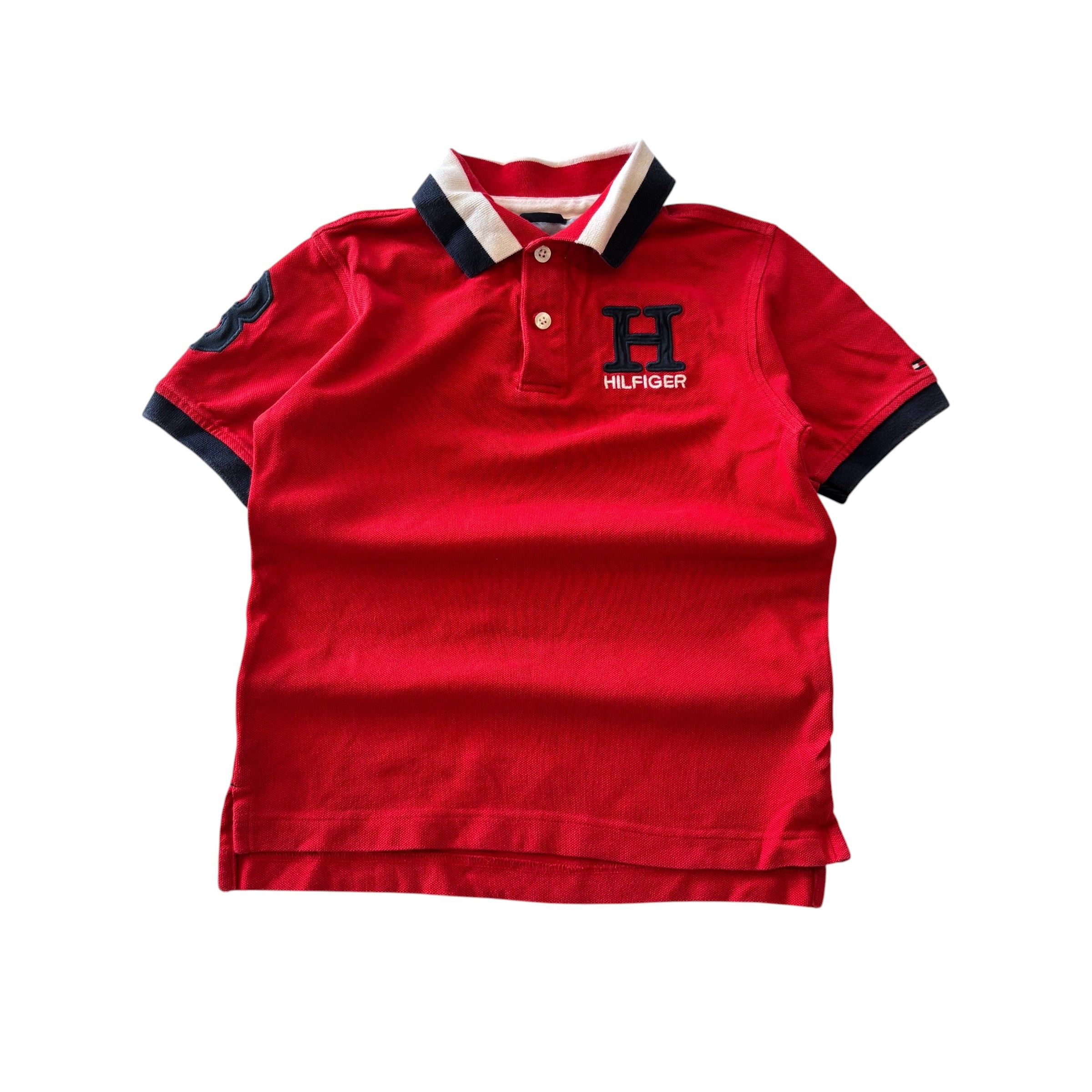 Tommy Hilfiger Red Polo (8)