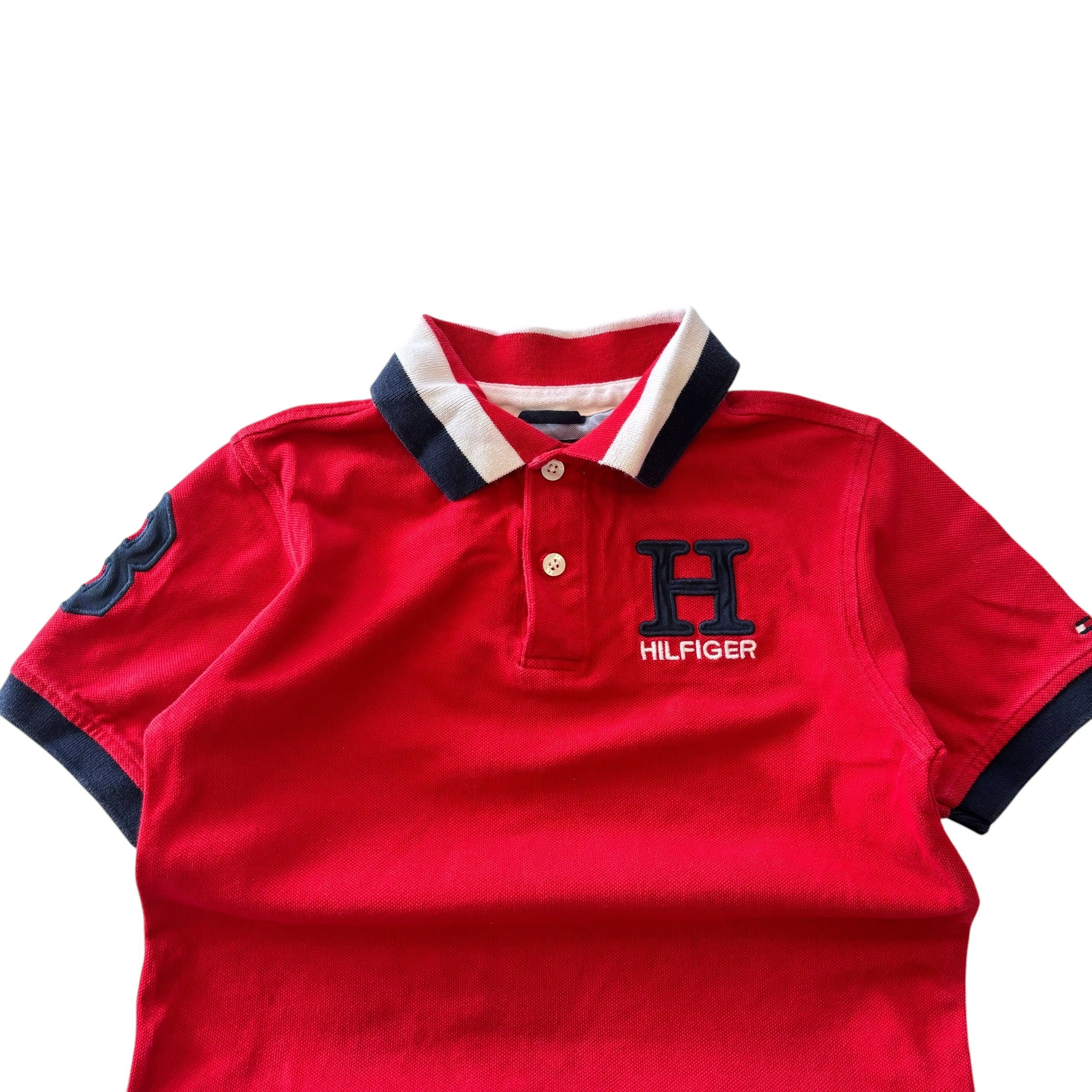 Tommy Hilfiger Red Polo (8)