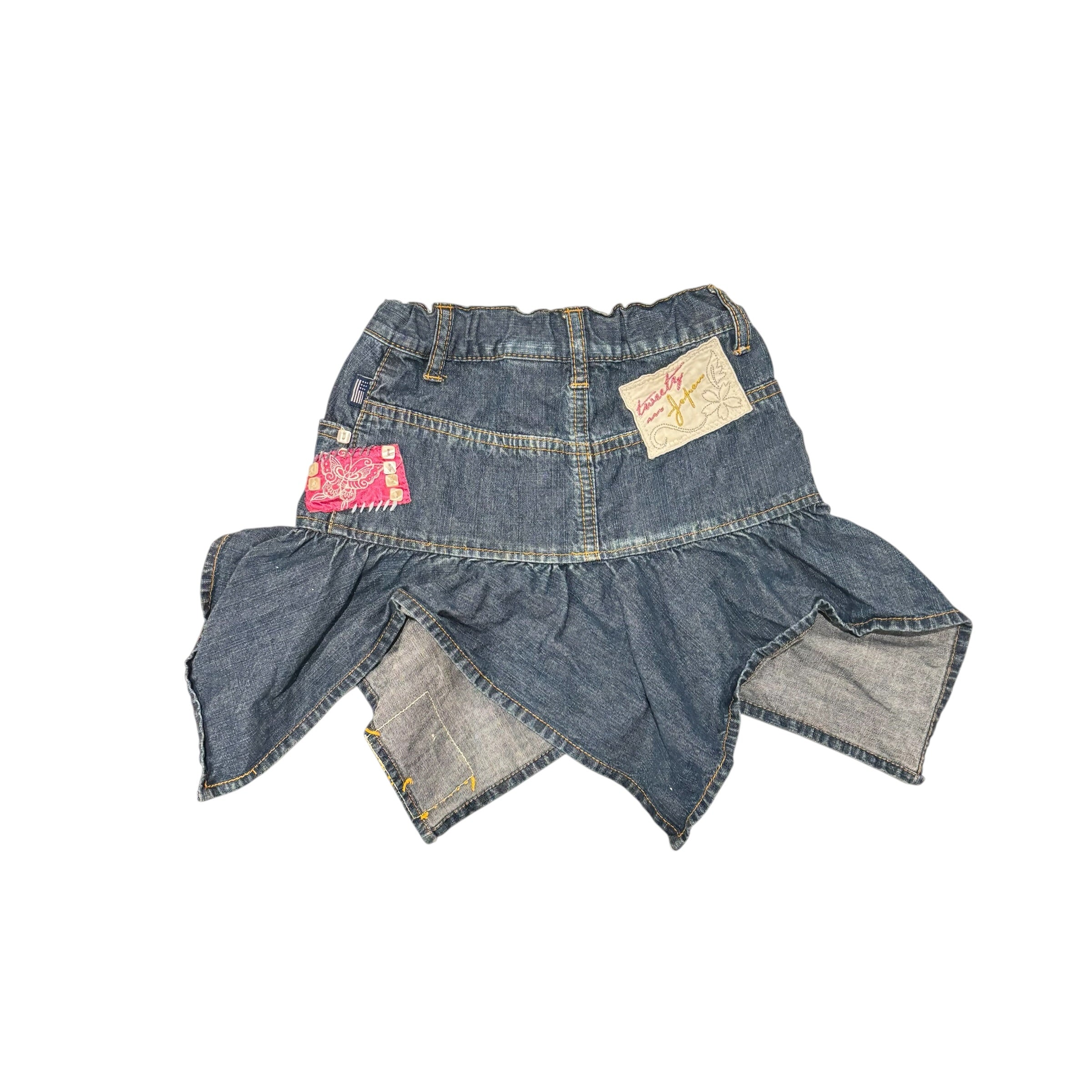 Tweety Denim Patch Skirt (4)