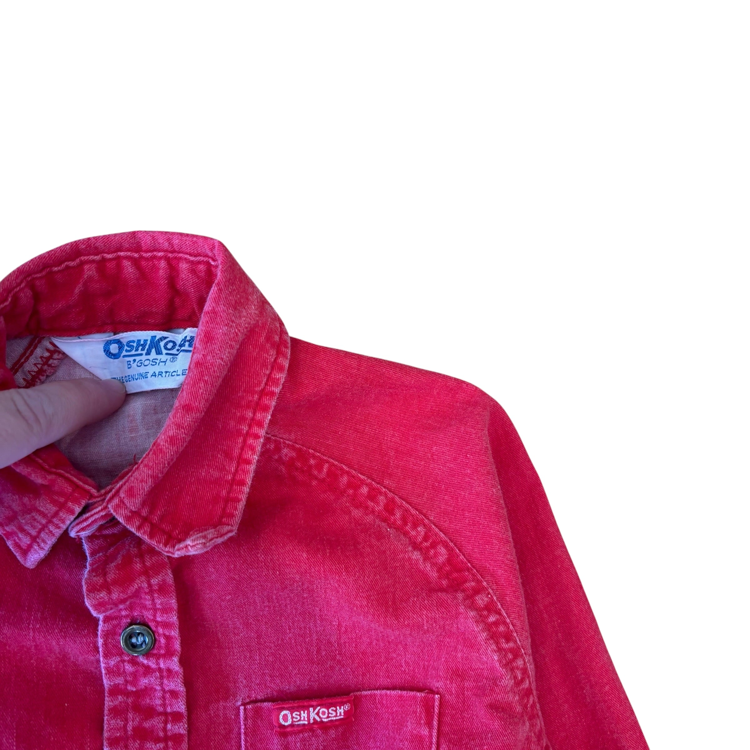 Vintage Red Oshkosh Shirt (18m)