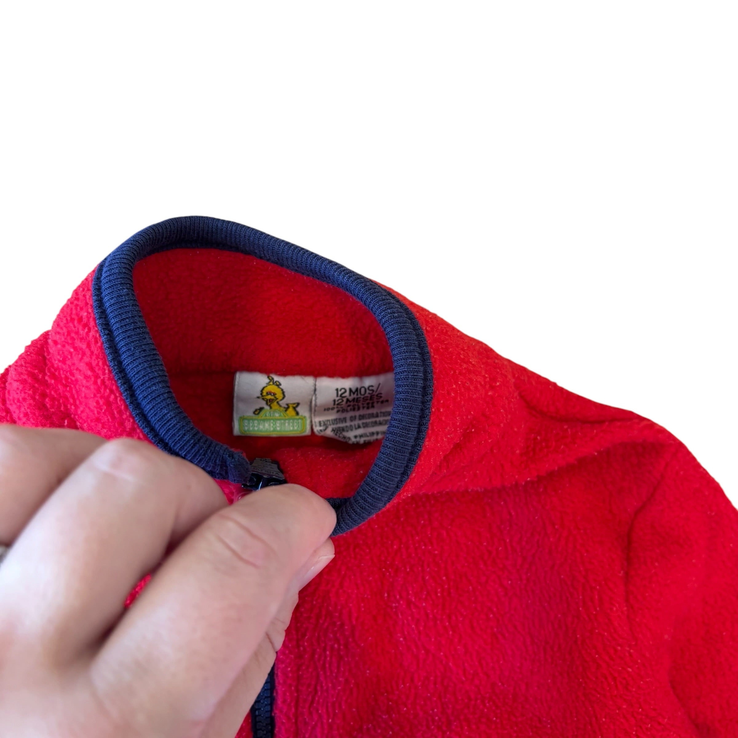 Vintage Cookie Monster Fleece (12m)