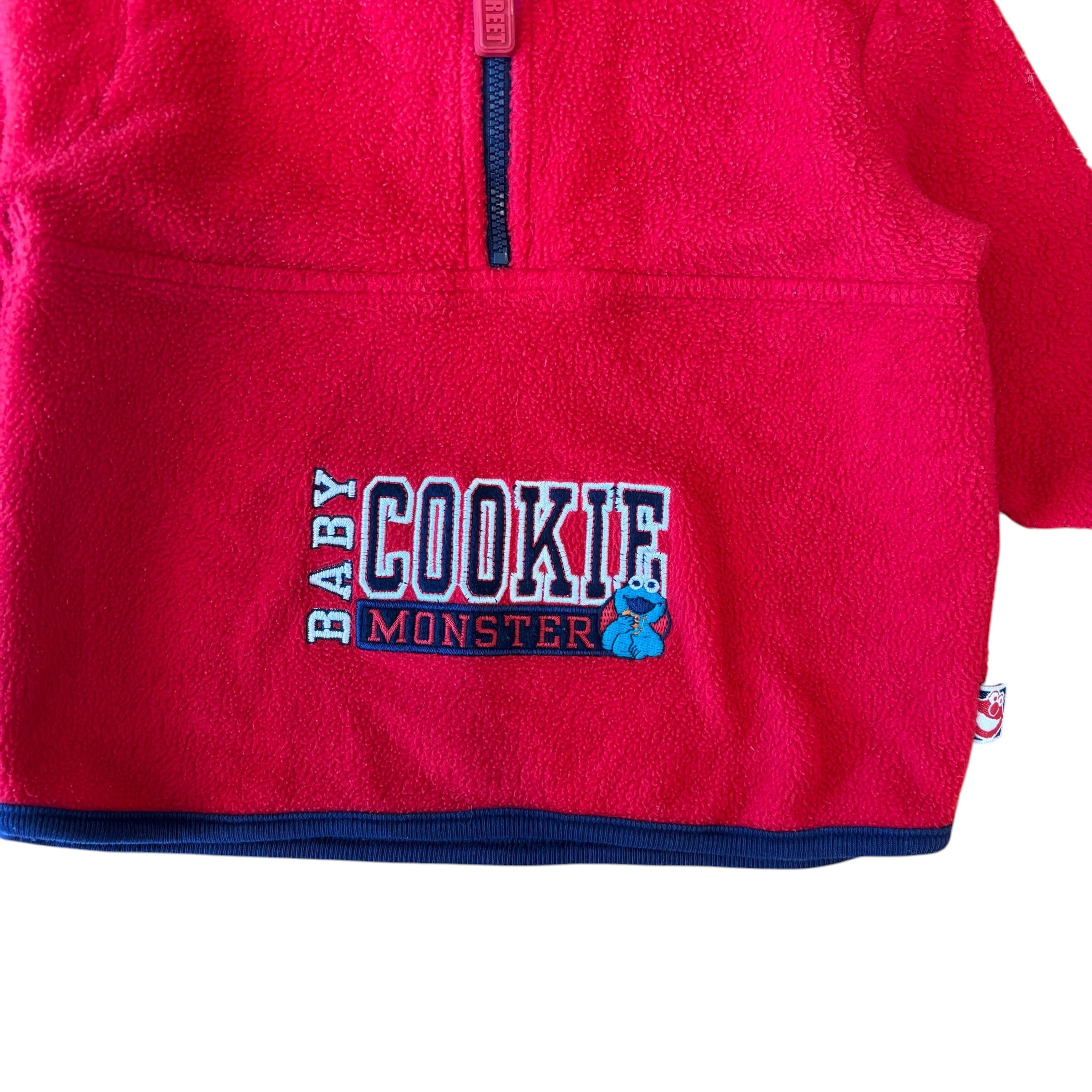Vintage Cookie Monster Fleece (12m)