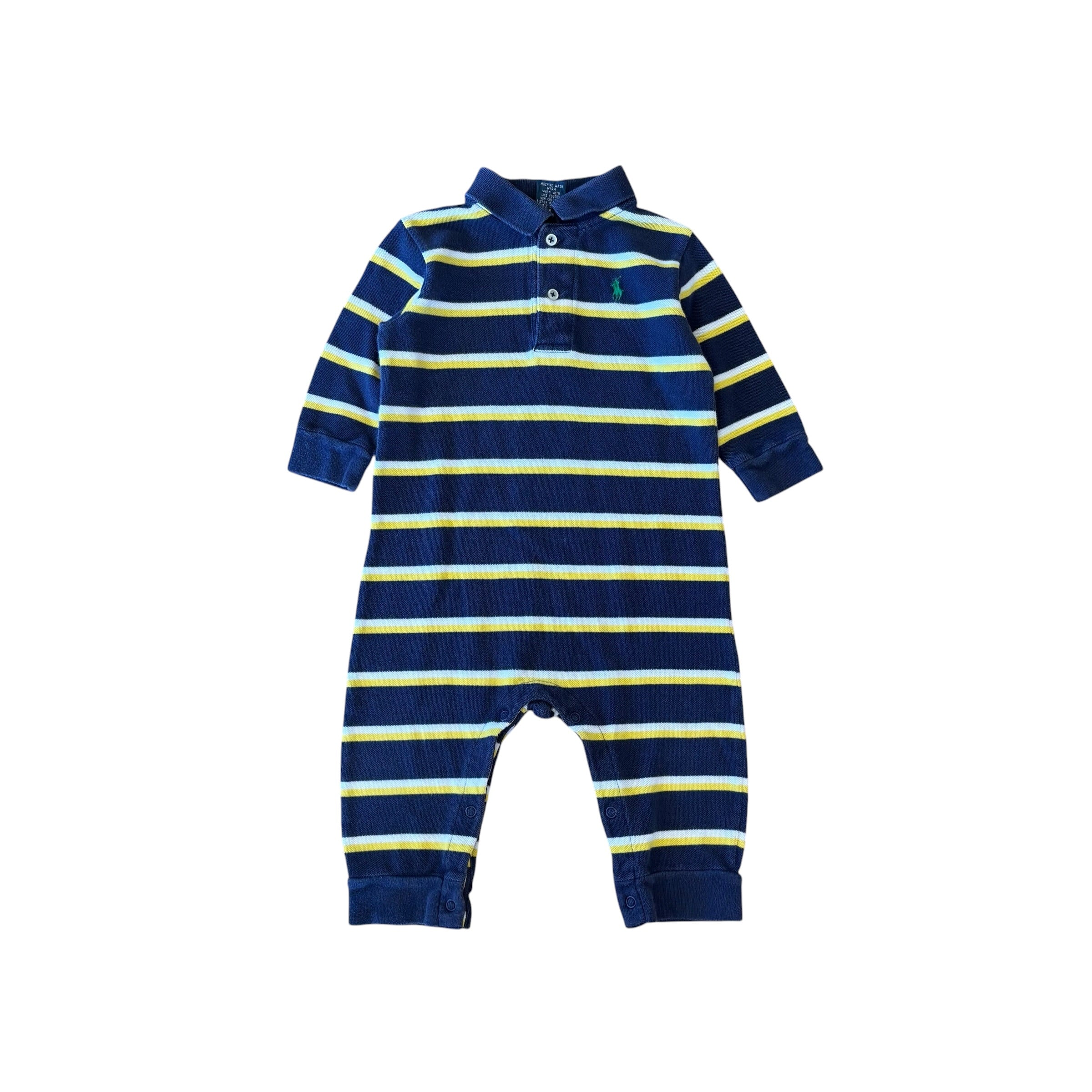 Ralph Lauren Striped Onesie (12m)