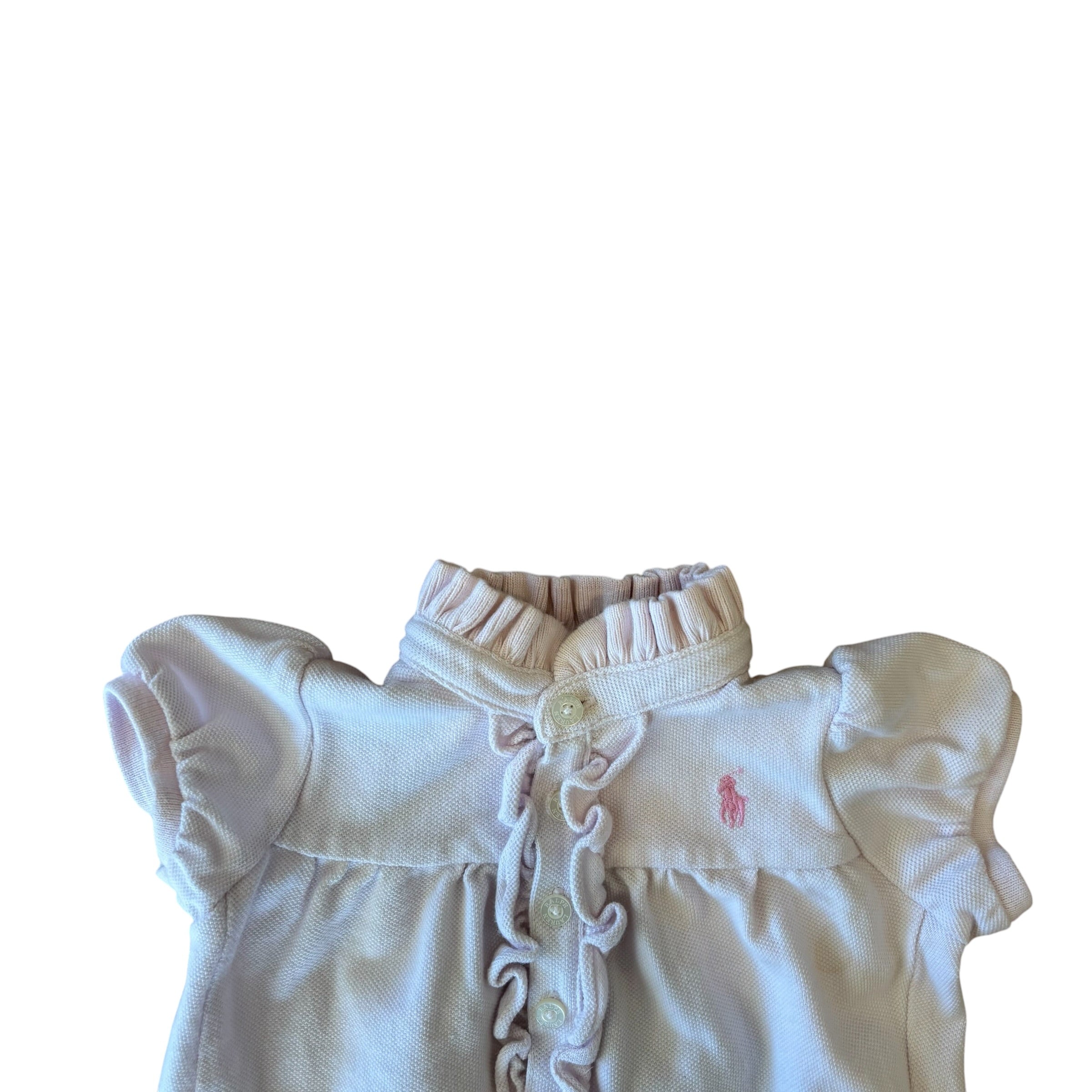 Ralph Lauren Baby Pink Romper (6m)