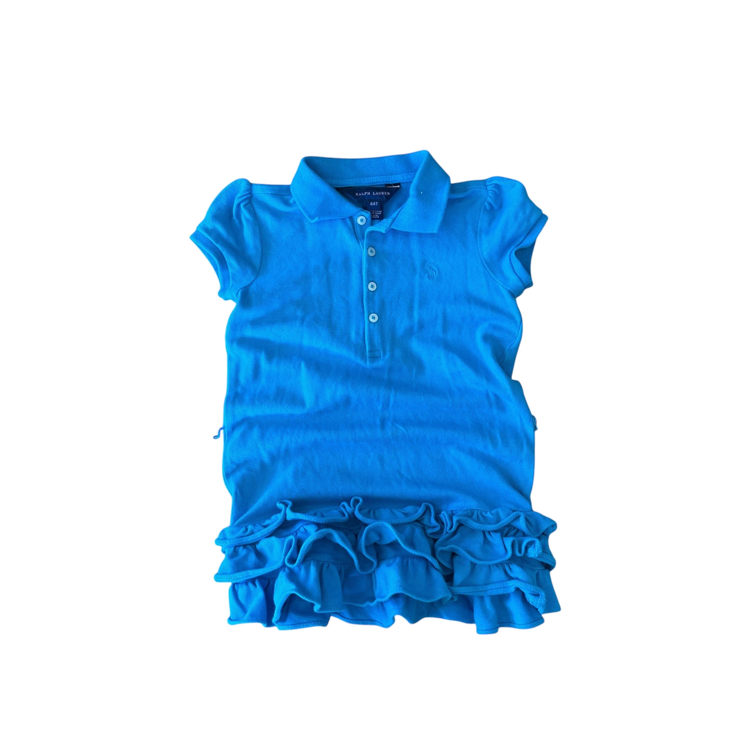 Ralph Lauren Blue Frill Dress (3T-4T)