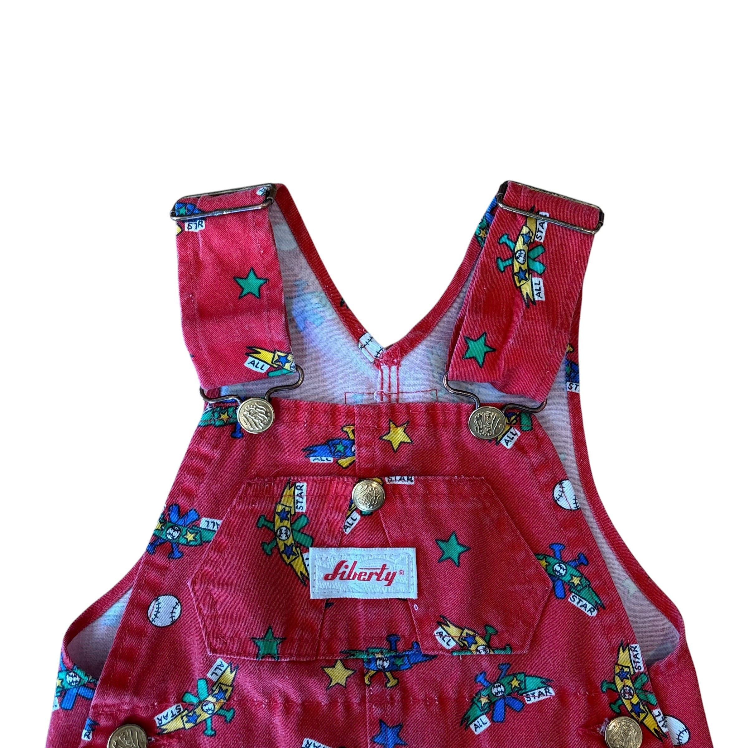 Vintage Liberty Baseball Overalls (12-18m)