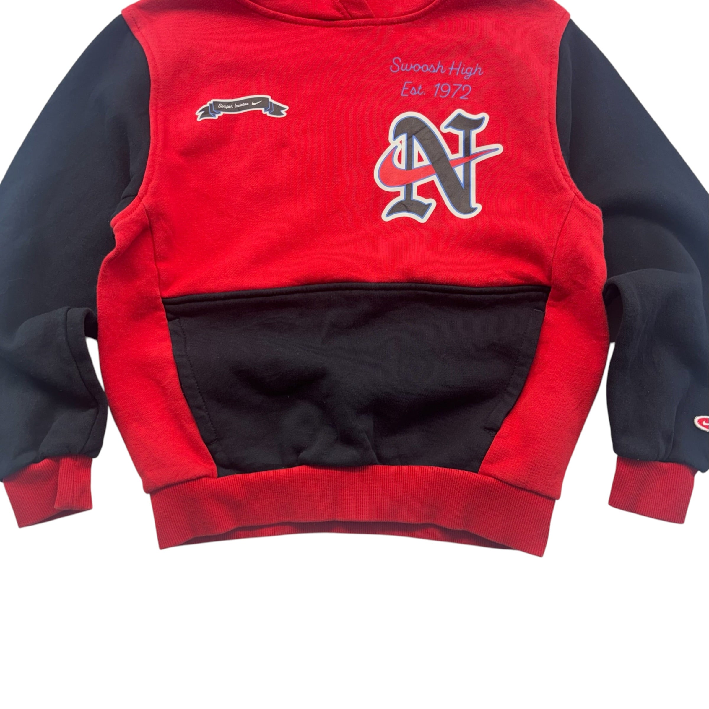 Nike Black & Red Hoodie (8)