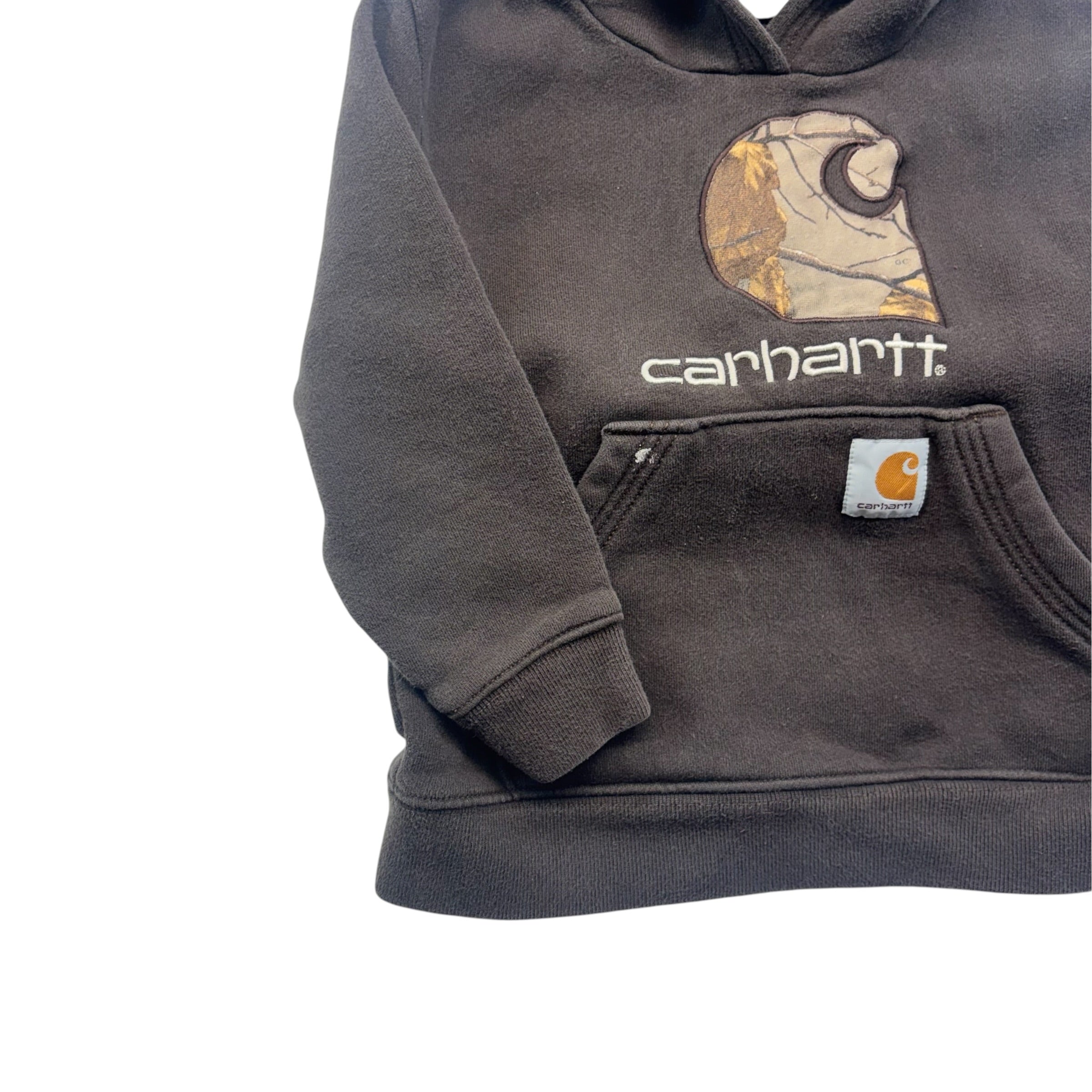 Chocolate Brown Carhartt Hoodie (4T)