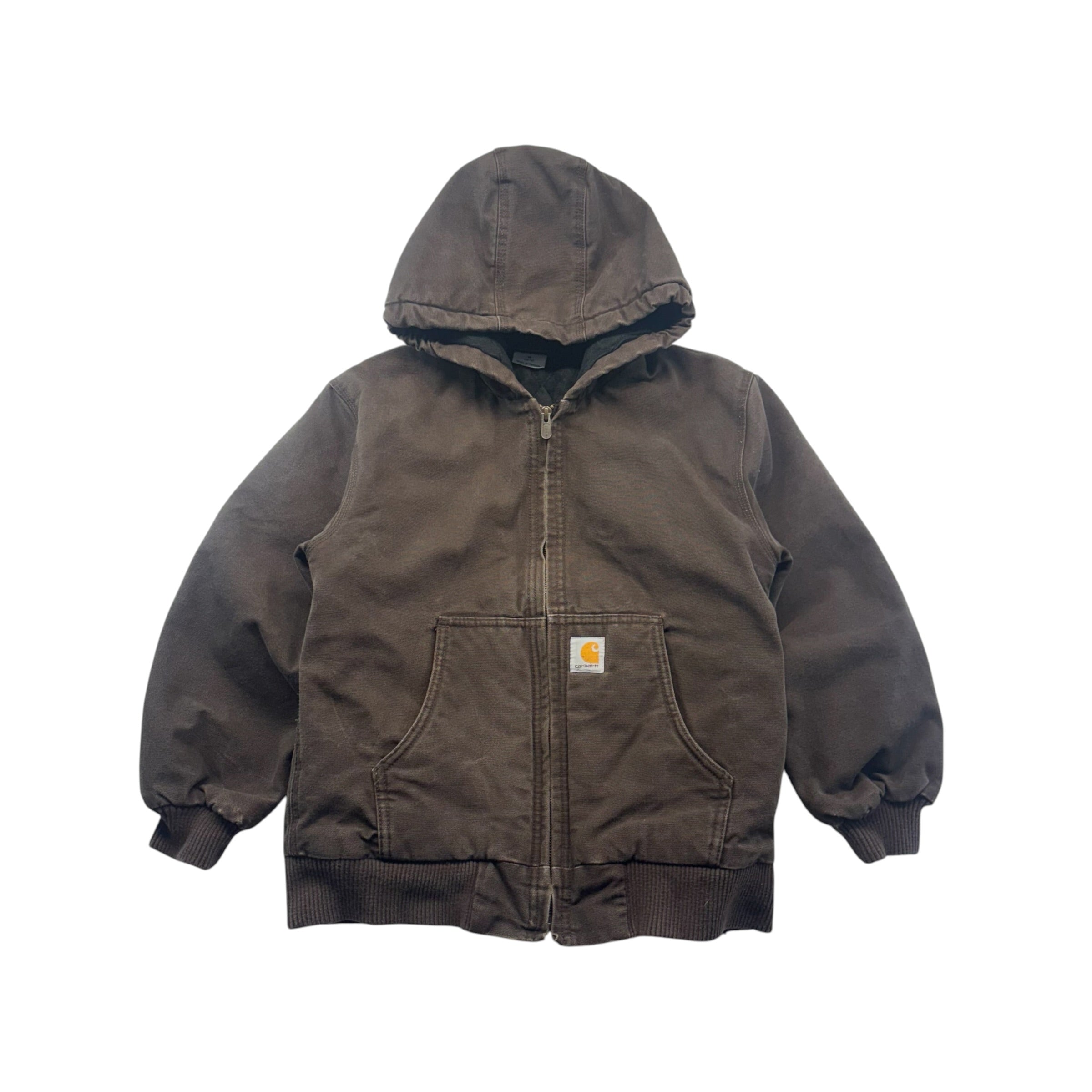 Chocolate Brown Carhartt Lined Jacket (10-12)