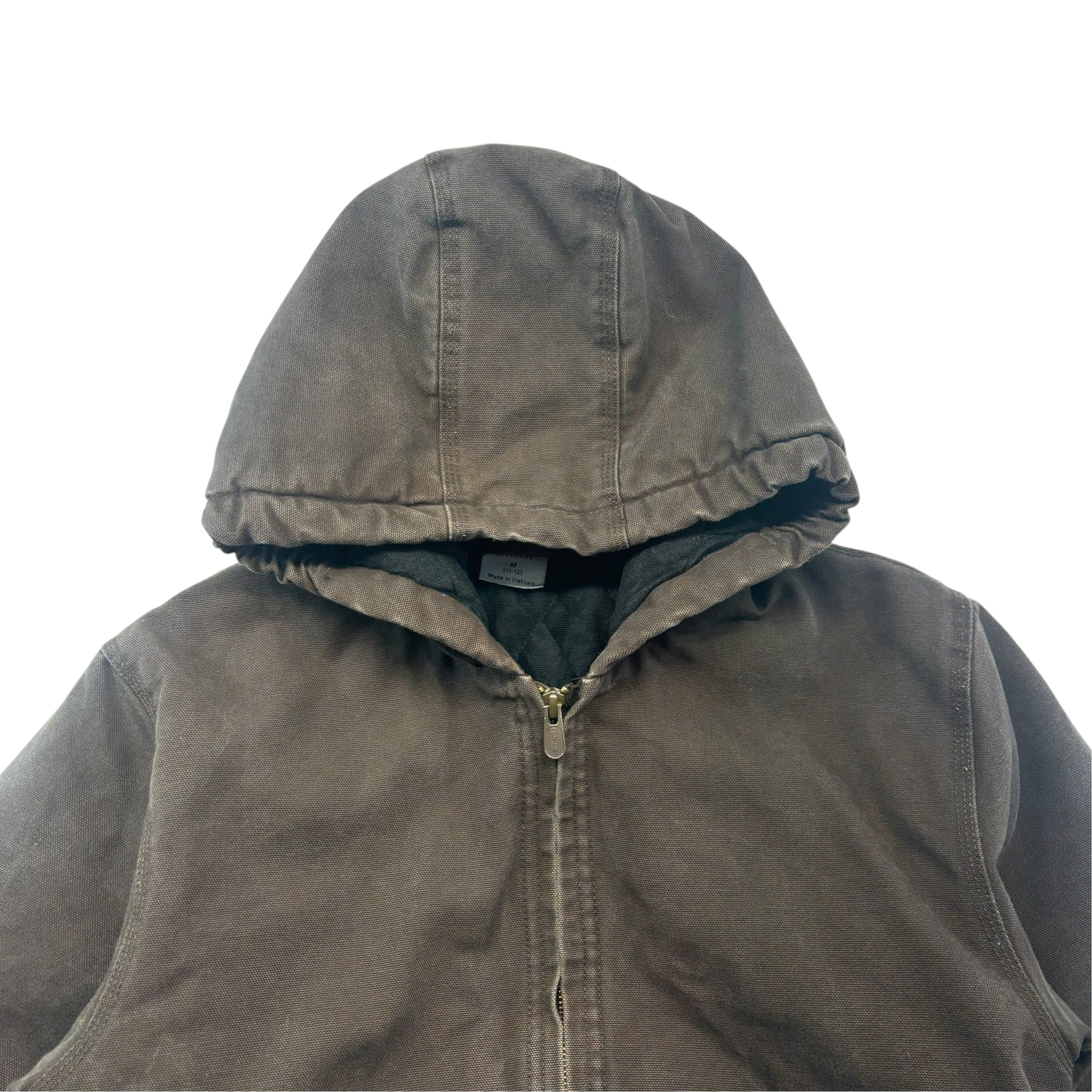 Chocolate Brown Carhartt Lined Jacket (10-12)