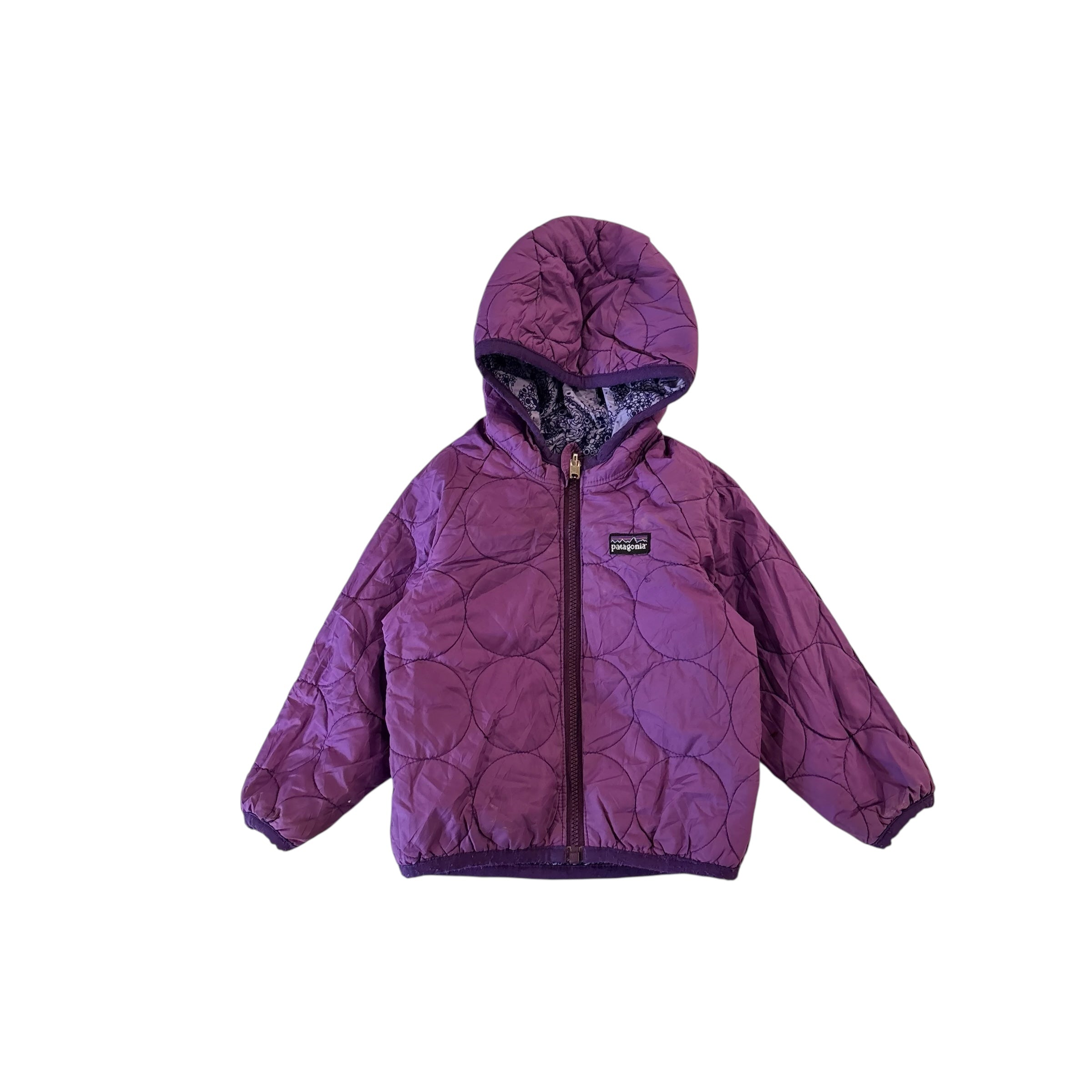 patagonia ベビー　タウンジャケット 12-18M 紫・赤 patagonia ベビータウンジャケット 12-18M 紫・赤