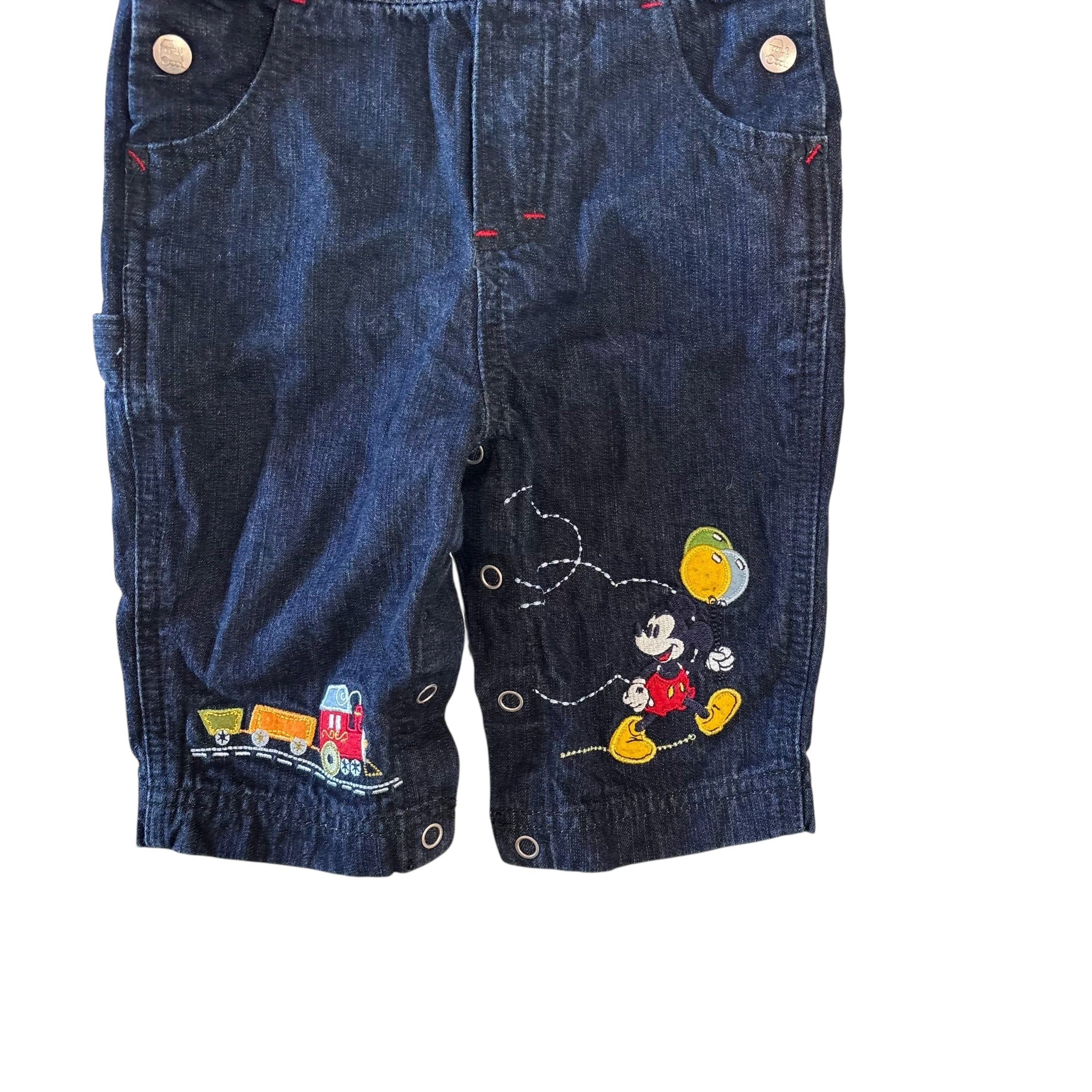 Mickey Mouse overalls (6-9m)