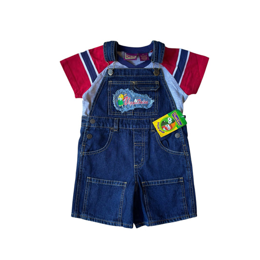 Vintage Vegetales Overall Set (2T)