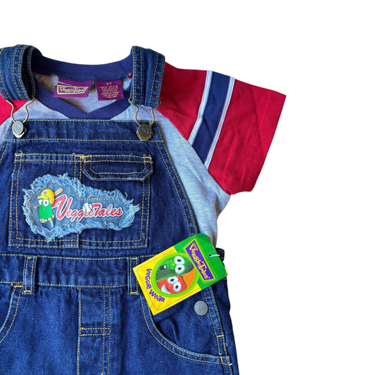 Vintage Vegetales Overall Set (2T)