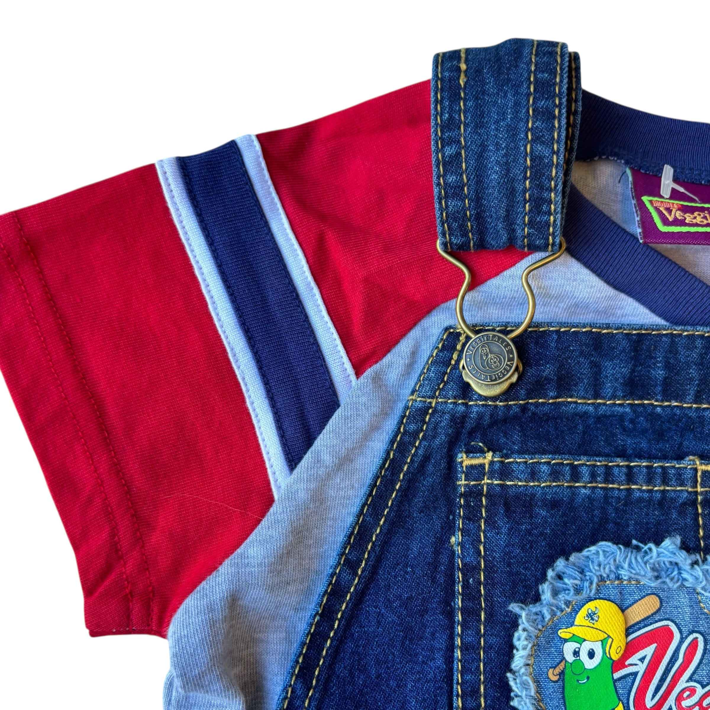 Vintage Vegetales Overall Set (2T)